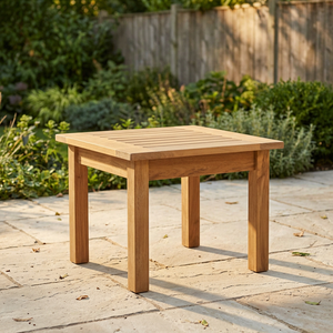 Solid Wood Square Durable 2-Seater Dining <b>Table</b> Waterproof <b>Foldable</b> Eco-Friendly Minimalist Modern Kitchen Home Outdoor - Product Image 2