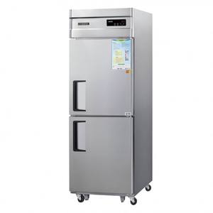 Refrigeradores Digitales de Acero Inoxidable de 2 Puertas y 25 Pies Cúbicos con 3 Estantes, Descongelación Automática y Ventilador de Eficiencia Energética de Grado 1 - Product Image 1