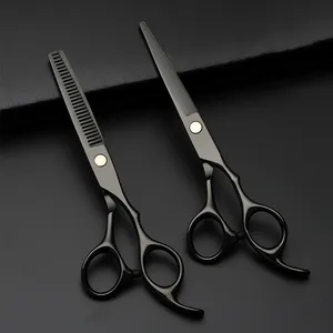 Professional Razor Barber Thinning shavers Texturizing Scissors Shears Set 6 Inches Hair Cutting Scissors Kit
