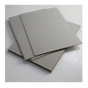 300gsm 350gsm 400gsm Grey board with grey core paper Custom Thickness Laminated Grey Paper sheet for box packaging