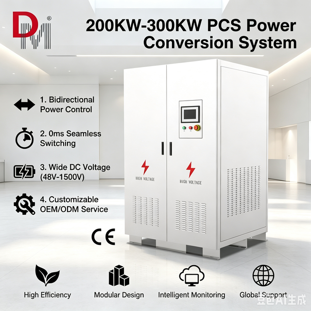200kW Bidirectional PCS Energy Storage Power Conversion System for Battery ESS
