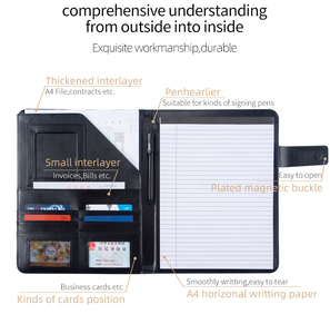 Pu kinh doanh danh mục đầu tư với từ Snap đóng cửa, da tài liệu tập tin thư mục Quản Lý, từ kinh doanh padfolio tổ chức - Product Image 4