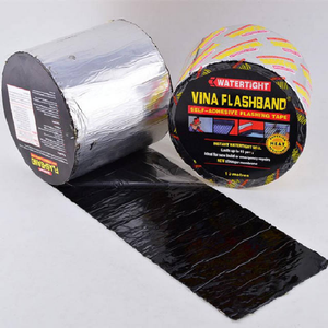 Self Adhesive Bitumen Waterproof Tape Aluminum Foil Flash Band for Roof Leak Repair <strong>Gutter</strong> <strong>Seal</strong> and Window Protection - Product Image 4