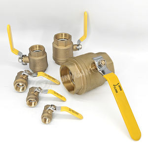 บอลวาล์วทองเหลืองสำหรับงานหนัก1/4 "2" nbsp/BSP 600 PSI วาล์วสำหรับงานหนักผู้ผลิต - Product Image 1