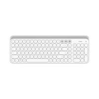 Clavier MIIIW double mode K02 104 touches 2,4 GHz compatible multi-systèmes avec Windows PC Mac Android IOS Clavier sans fil