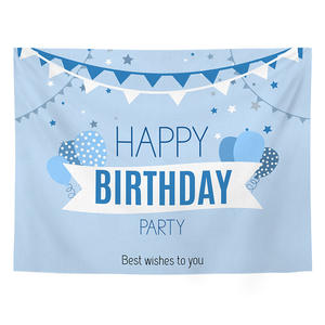 Tapiz Personalizado de Feliz Cumpleaños, Decoraciones <span class=keywords><strong>para</strong></span> Fiestas, Pancarta de Cumpleaños, Fondo Grande <span class=keywords><strong>para</strong></span> Niños y Niñas, Interior y Exterior, Venta al por Mayor - Product Image 3