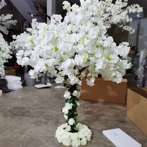 A-1549 White Cherry Blossom Centerpiece 150 cm Small Extended Canopy Artificial Cherry Blossom <strong>Tree</strong> <strong>for</strong> Wedding Decoration - Product Image 2