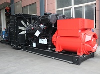 Groupe électrogène diesel refroidi par eau 1250 KVA 1250KW 1,5 MW 50Hz ATS Alternateur 100% cuivre Type conteneur silencieux ouvert Centre de données