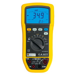 Instrumento de Medición Eléctrica True RMS Chauvin Arnoux CA 5277, 1000V 10A TRMS AC AC+DC para Uso Industrial - Product Image 1