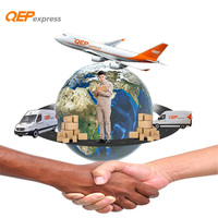 Expédition express logistique DDP de Chine vers l'Arabie Saoudite, le Canada, l'Espagne via le transporteur QEP, délai de transit de 3 à 4 jours, assistance 24h/24 et 7j/7, assurance