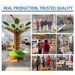 Mobili <span class=keywords><strong>Montessori</strong></span> in Legno per Bambini, <span class=keywords><strong>Scaffale</strong></span> Angolare, Fornitura Diretta dalla Fabbrica per Scuole dell'Infanzia - Product Image 3