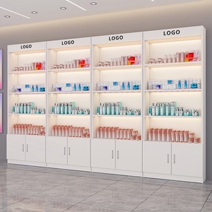 Armoires de rangement de fichiers de bureau, armoire de classement en bois, design moderne, armoire de présentation blanche pour les marchandises - Product Image 2