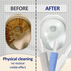 <span class=keywords><strong>Pierre</strong></span> ponce Tripro pour le nettoyage des cuvettes de toilettes <span class=keywords><strong>avec</strong></span> poignée, 100% <span class=keywords><strong>pierre</strong></span> ponce pour le nettoyage des toilettes, élimine le calcaire et <span class=keywords><strong>la</strong></span> rouille - Product Image 2