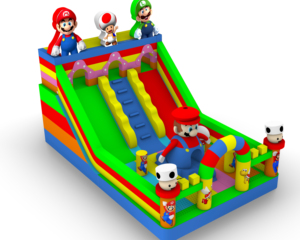 Château gonflable personnalisé durable avec toboggans doubles CE, thème <span class=keywords><strong>Super</strong></span> <span class=keywords><strong>Mario</strong></span>, pour jeux d'enfants en extérieur - Product Image 4