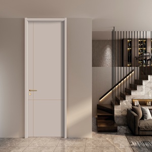<span class=keywords><strong>Porte</strong></span> composite en bois massif moderne, écologique, sans peinture, pour l'<span class=keywords><strong>intérieur</strong></span> des maisons, des hôtels, <span class=keywords><strong>porte</strong></span> de chambre à coucher en bois de cristal de carbone - Product Image 4