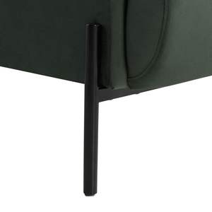 Fauteuil d'appoint en mousse haute densité à ressorts ensachés, tissu velours polyester, pieds en métal pour chambre, appartement, salle à manger, hôtel, loisirs - Product Image 5