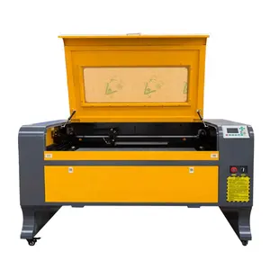 Máquina de grabado láser de co2 para negocios pequeños, mini grabador láser de madera de bambú y madera contrachapada, 100w, 1080
