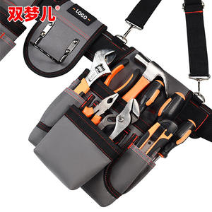 Sac de ceinture pour outils personnalisé avec ceinture, grande capacité, rangement catégorisé, porte-marteau, sac de transport multifonctionnel pour équipement - Product Image 4