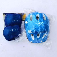 Ensemble de protection 7 pièces pour enfants : coudières, genouillères, casque, protège-poignets pour vélo, cyclisme, skateboard, roller