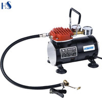 AS20W Compresseur de peinture portable à piston en cuivre Gonflage ABS et pompe à vide