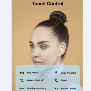 Khuyến mãi tai nghe TWS chip JL, màn hình LCD kỹ thuật số, độ trễ thấp, khử tiếng ồn chủ động, kiểu đeo trong tai, chuẩn Bluetooth 5.3, chống nước IPX2 - Product Image 5