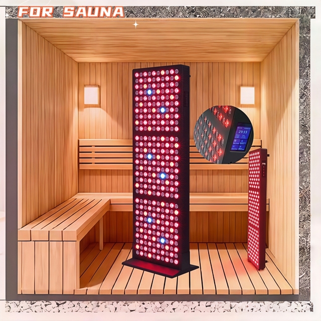 AZURE OEM ODM Salon Sauna Use Touch Screen Beauty Skin Care Face Body PDT Machine Infared Device Led Red Light Therapy Panel