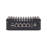 Mini PC Industrial Linkleaps Intel I210AT, 4 Puertos Gigabit Ethernet, Sin Ventilador, Cuatro Núcleos, 4 Subprocesos, 32 GB de RAM