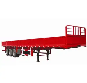 Three Axle Semi Trailer 30 Ton New Semi Trailer Production Line