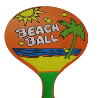 Ensemble de raquettes de paddle-ball de plage pour l'extérieur, jeu léger pour enfants, adultes et familles, idéal pour les vacances