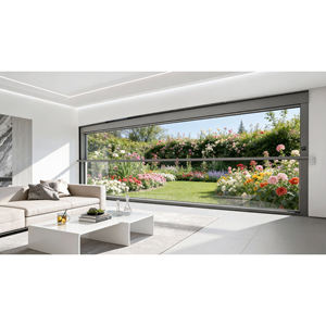 Fenêtres coulissantes verticales automatiques modernes XiaoDe, résistantes aux ouragans, fenêtres électriques intelligentes à levage et glissière pour villa et appartement - Product Image 1