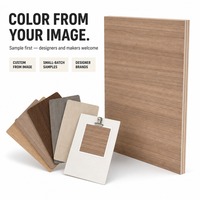 Panneau MDF stratifié mélaminé couleur noyer/gris, panneau décoratif en fibre de bois aux couleurs riches pour meubles modernes et panneaux muraux
