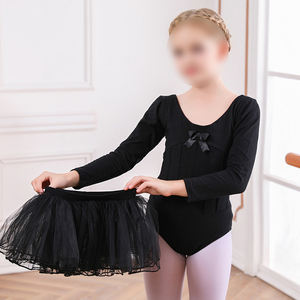 Body da ballo da principessa per bambine bambine bambine bambine bambine body da ginnastica a maniche lunghe con Tutu in Tulle - Product Image 4
