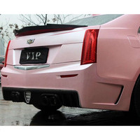 Pare-chocs arrière de style GT modifié pour Cadillac ATS 2014-2018 Kit de carrosserie Pare-chocs de pièces automobiles avec diffuseur