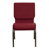 Chaise d'église commerciale avec support lombaire, structure en acier et assise en tissu pour auditorium, salle de conférence et salle d'événements – Vente en gros