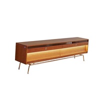 Mueble de TV Moderno de Madera Maciza para Sala de Estar y Dormitorio, Muebles Ecológicos para el Hogar, Estilo Popular en Internet