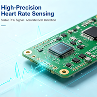 Solution PCBA complète pour capteur de fréquence cardiaque PPG, module d'acquisition de signal PPG personnalisé pour appareil portable
