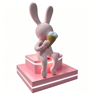 Escultura Coleccionable de Arte en Fibra de Vidrio, Personalizada, Comercial, Bellamente Pintada, de Dibujos Animados, FRP, Hecha a Mano - Product Image 5