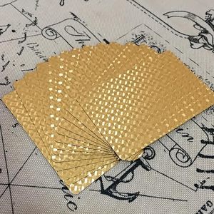 Cartes de poker à texture antidérapante en plastique PET, imperméables, avec motif quadrillé pour casino et voyage - Product Image 2
