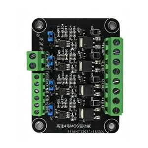 Módulo <span class=keywords><strong>MOSFET</strong></span> de 4 Canales de Alta Velocidad, Placa de Control de Amplificación de Señal Aislada con Optoacoplador para PLC y Microcontroladores - Product Image 5