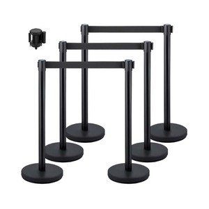 Có thể thu vào Nhôm hàng đợi dòng Divider đứng stanchion cho sân bay buổi hòa nhạc kiểm soát đám đông hàng đợi cực rào cản - Product Image 1