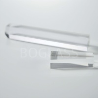 BO-GLASS – Tiges en verre borosilicate/silice fondue transparentes, résistantes aux hautes températures, de diverses tailles, lentilles convexes, service OEM
