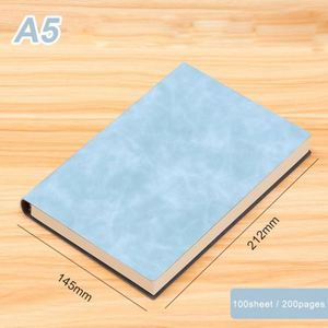 Factory Wholesale School Office Agenda <b>Notepad</b> 200 Pages Leather Hardcover <b>A5</b> - Product Image 2