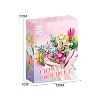 Woma Factory 13 Bouquet de Fleurs en Briques de Construction Jeu pour Enfants et Adultes Sans Papier Cadeau (11160)
