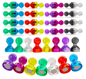 مغناطيس بلاستيكي مخصص للمكتب المنزلي والمدرسة ألوان مخصصة تشمل خدمات لحام الانحناء بمغناطيس الأرض النادرة الدائمة - Product Image 1