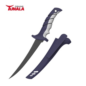 Bằng Sáng Chế Sản Phẩm Miễn Phí Mẫu Bán Hot Mềm Cao Su Xử Lý PP + TPR Fishing Knife Thép Không Gỉ Round Corner Knife - Product Image 6