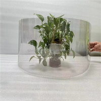 Film Adhésif LED RVB Transparent Flexible Pleine Couleur OEM P4-P20 240x1000mm 400x1000mm Extérieur SDK Inclus IP43 Couleur 16 bits