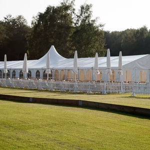 Carpa Blanca Personalizada de Despliegue Rápido <span class=keywords><strong>para</strong></span> <span class=keywords><strong>Eventos</strong></span> de Boda y Fiestas Corporativas, Estructura Modular de Aluminio con Techo de PVC - Product Image 1