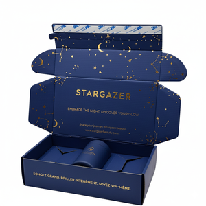 Tùy chỉnh thiết kế Rose Gold Unboxing bao bì giấy Quà Tặng Luxe chăm sóc da vẻ đẹp Bộ sưu tập Bưu Chính gửi thư vận chuyển hộp - Product Image 5