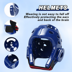 Bán Buôn Taekwondo Thiết Bị Đào Tạo Ống Chân/Cánh Tay/Ngực Bảo Vệ Mũ Bảo Hiểm Thiết Lập EVA Bọt Biểu Tượng Tùy Chỉnh Tập Thể Dục Tính Năng Karate Bảo Vệ - Product Image 5