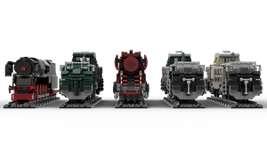 Bloques de Construcción de Plástico Educativos para Niños, Modelo de Tren Creativo Personalizado al por Mayor, Juego de Bloques de Construcción, Juguete de Regalo - Product Image 4